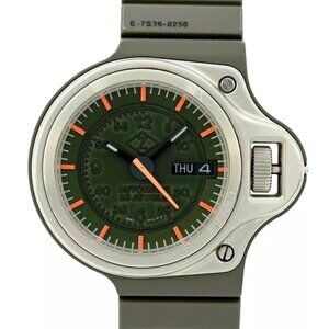 Seiko Cabane de Zucca JDM Giugiaro Dashboard Green Plastic Watch Ref: 7S36-0250!